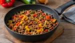 Bratpfannen-Rezept fuer Hackfleischpfanne