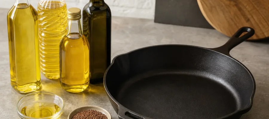 Welches Oel eignet sich zum Einbrennen einer Bratpfanne?